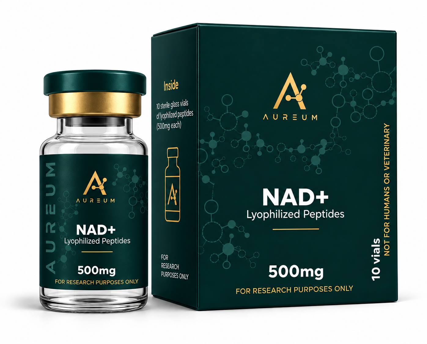 NAD+ Lyophilized Peptide (500mg)