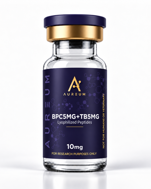Aureum BPC-157 + TB-500 Blend – 10mg (BPC 5mg + TB 5mg)